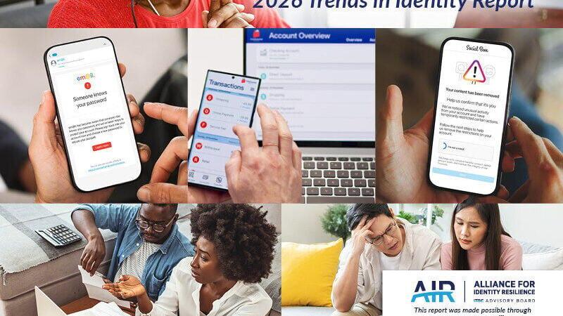 The 2026 Trends in Identity Report examines identity concerns reported by victims of identity theft, fraud and scams, as well as by individuals seeking prevention advice.
