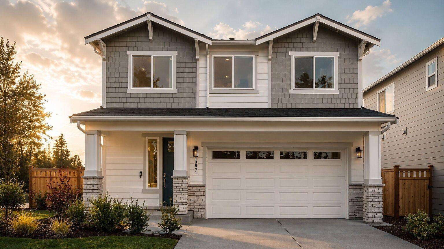 Model Home Exterior | New Construction Homes in Puyallup, WA | Uplands II by Century Communities