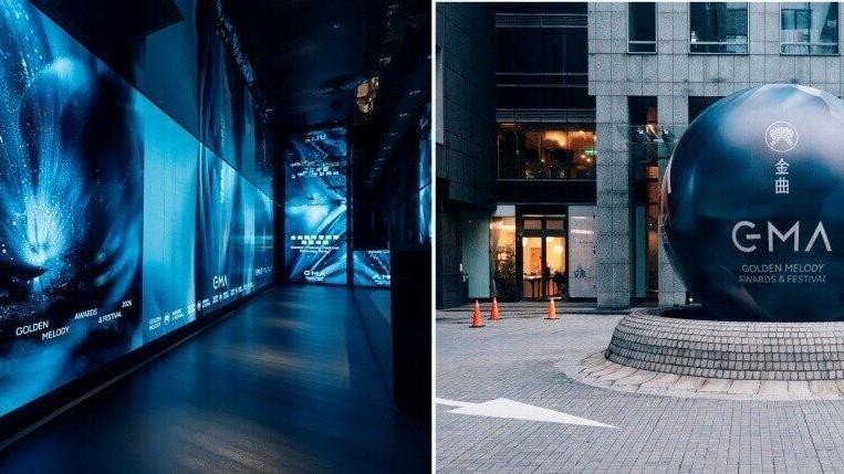 (2026 Golden Melody Festival Welcome Installation / Photo: TTV)