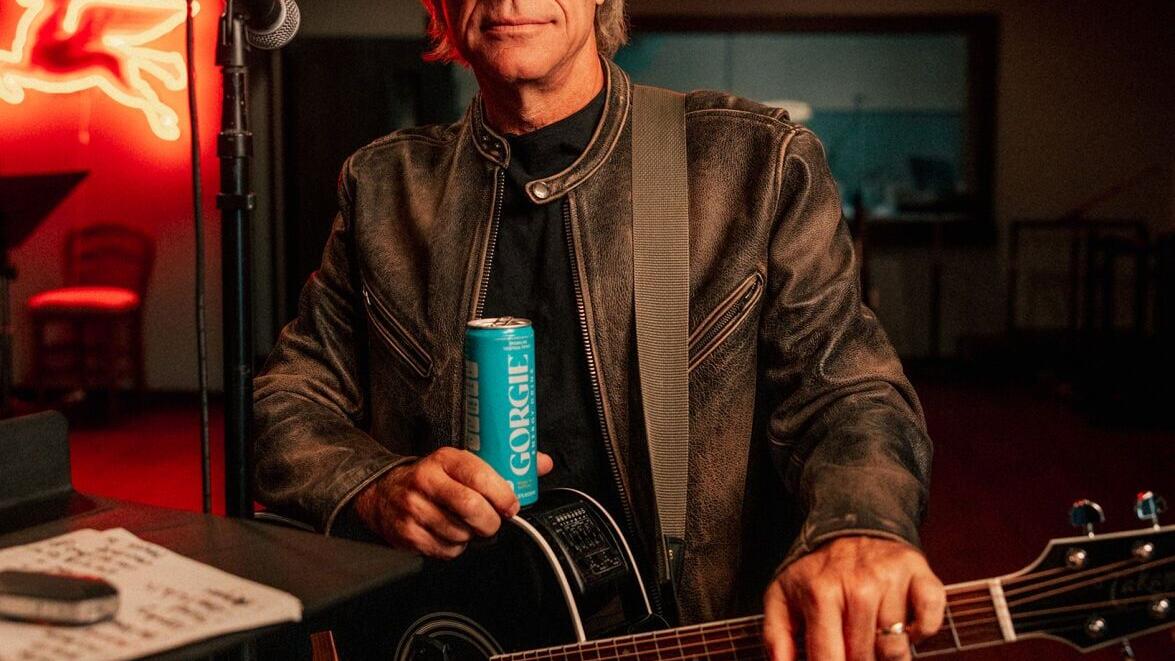 Jon Bon Jovi enjoys a GORGIE while working in the studio. As a strategic investor and partner, he fuels long creative sessions with the better-for-you modern energy drink, supporting focus and sustained energy while creating new music.