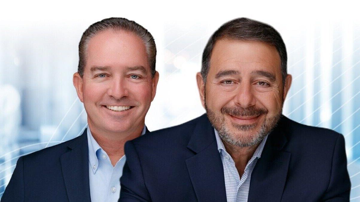 From left to right: Samaha &amp; Associates President and CEO Adam Denbo and Founder and Board Member Sabeh Samaha.
