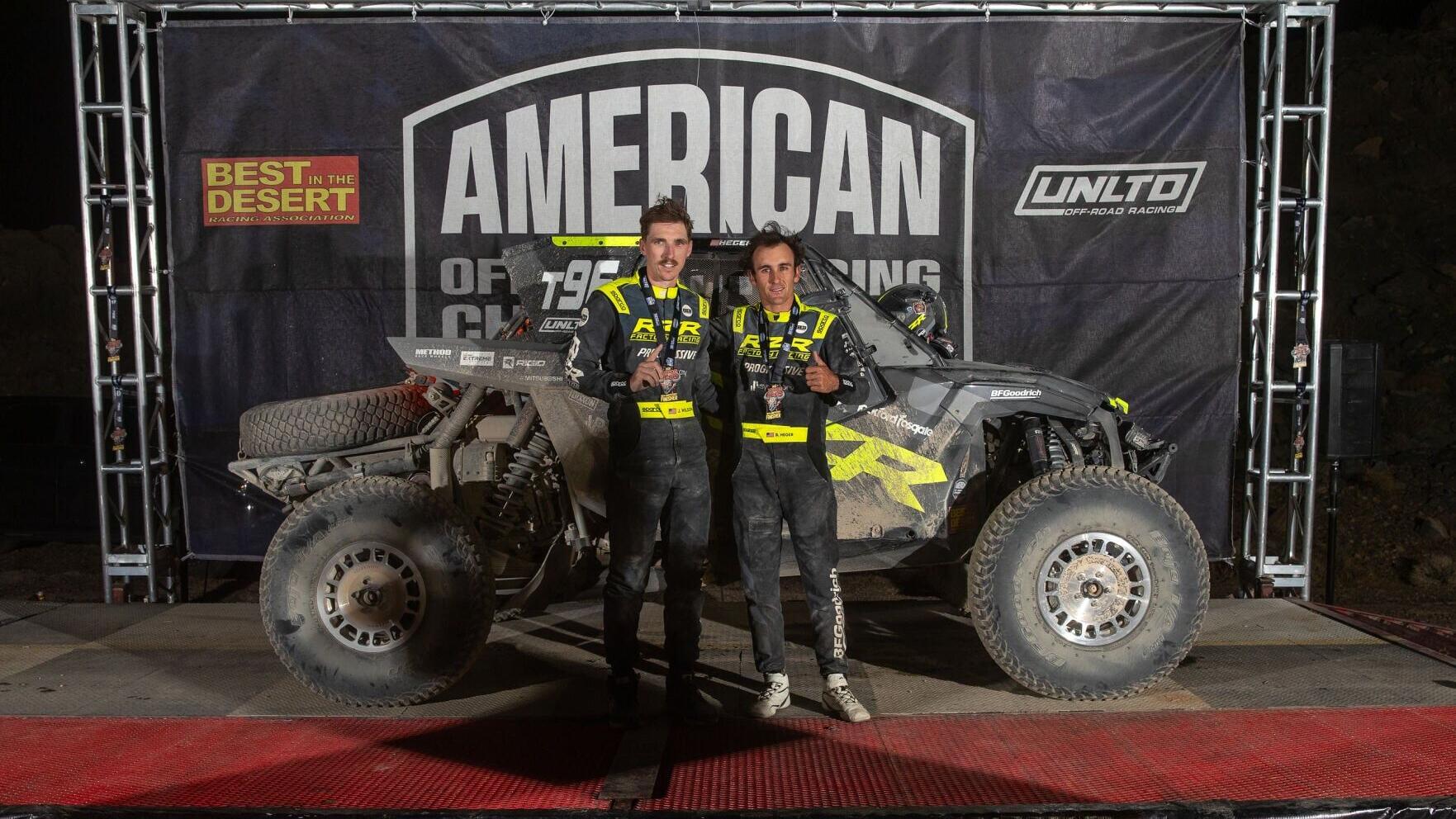 Polaris RZR Factory Racing Team Wins LV2R