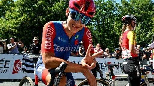 Afghan rider Fariba Hashimi pictured last year in France