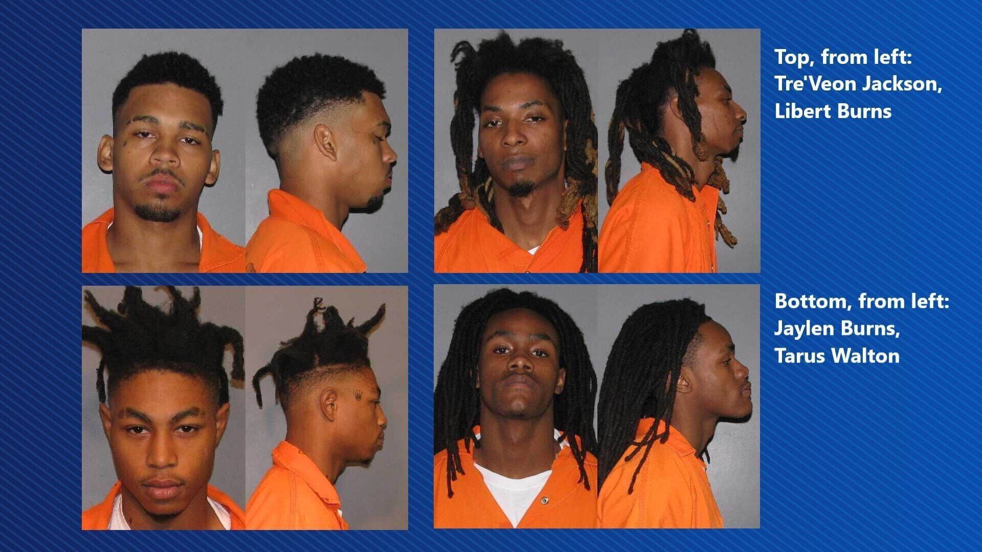Tre'Veon Jackson, Libert Burns, Jaylen Burns, Tarus Walton