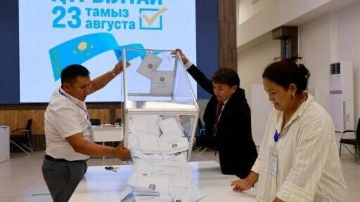 The ruling Adilet party won more than 70 percent of the vote