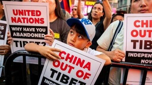 Tibetan exiles, struggling to gain international attention for their cause, often protest in front of the UN and the Chinese consulate in New York