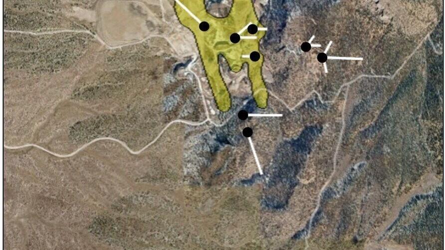MAP 2 (above): Planned Drill Hole Targets at Taylor (CNW Group/A2 Gold Corp)