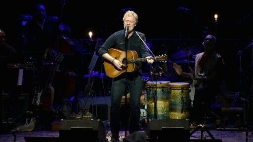 Glen Hansard performs onstage in November 2018 in Los Angeles, California