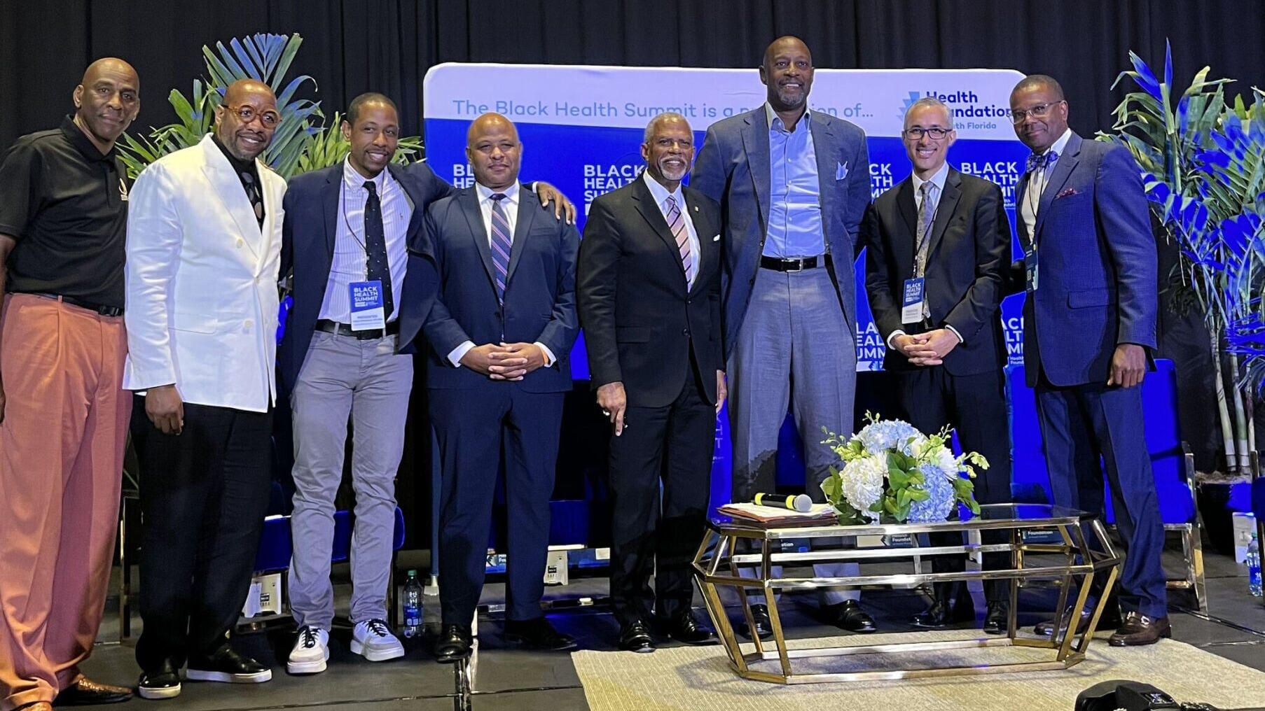 NBA Hall-of-Famer Alonzo Mourning joined physicians, advocates, and community leaders at Health Foundation of South Florida’s 2024 Black Health Summit.
