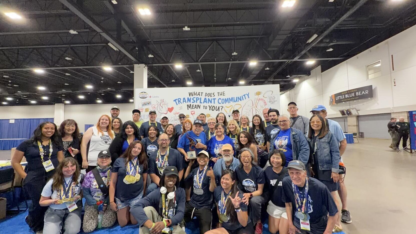 2026 Team CalNev athletes receiving 126 medals and Team Champion Award