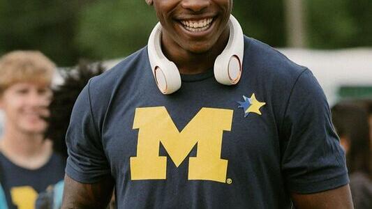 UMCU partner and Michigan Wolverines wide receiver Andrew Marsh
