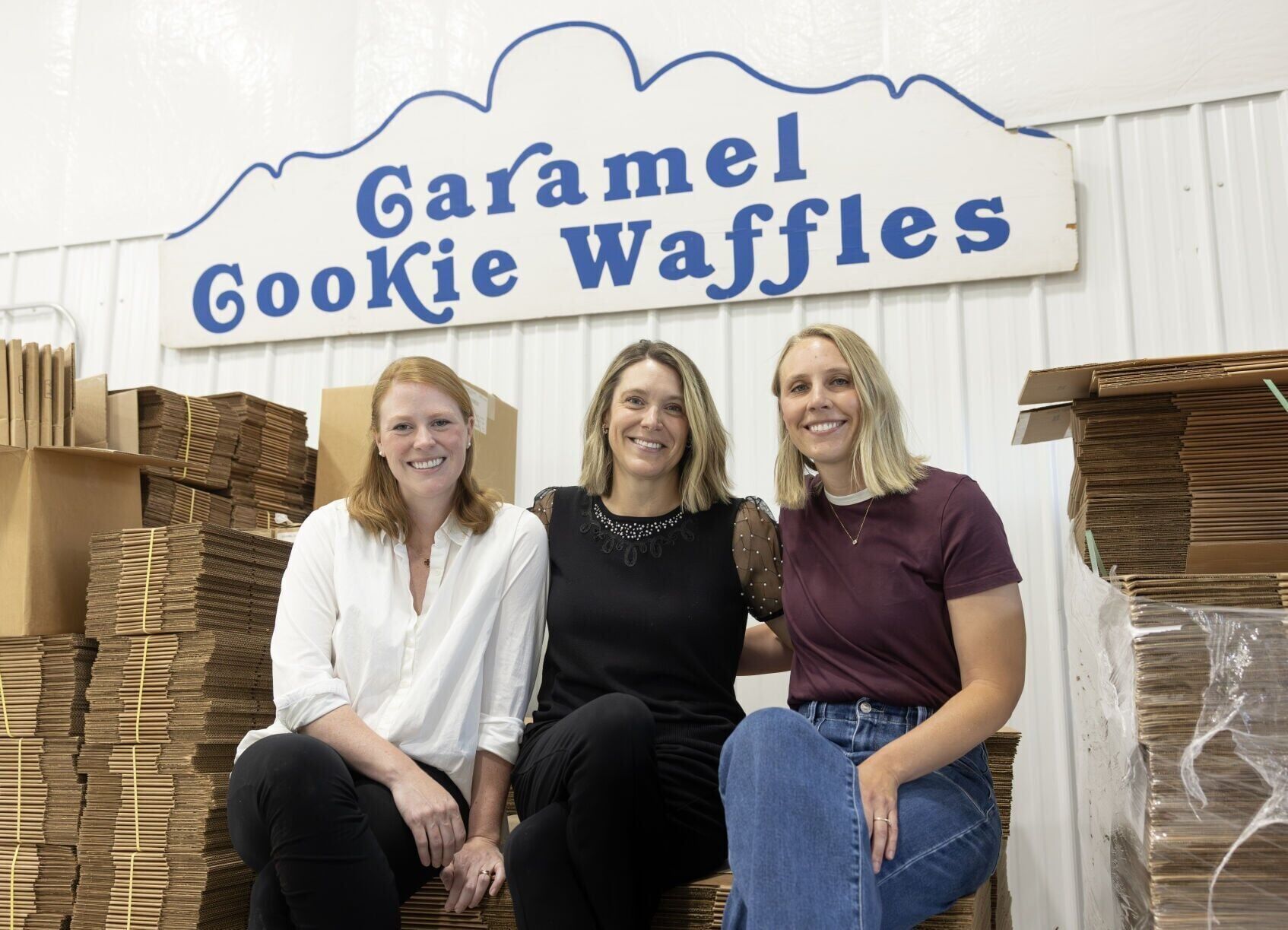 Caramel Cookie Waffles