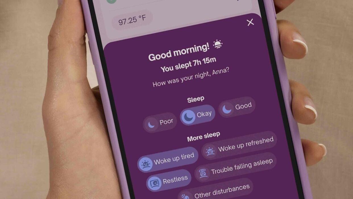 Sleep Insights within the Natural Cycles app.