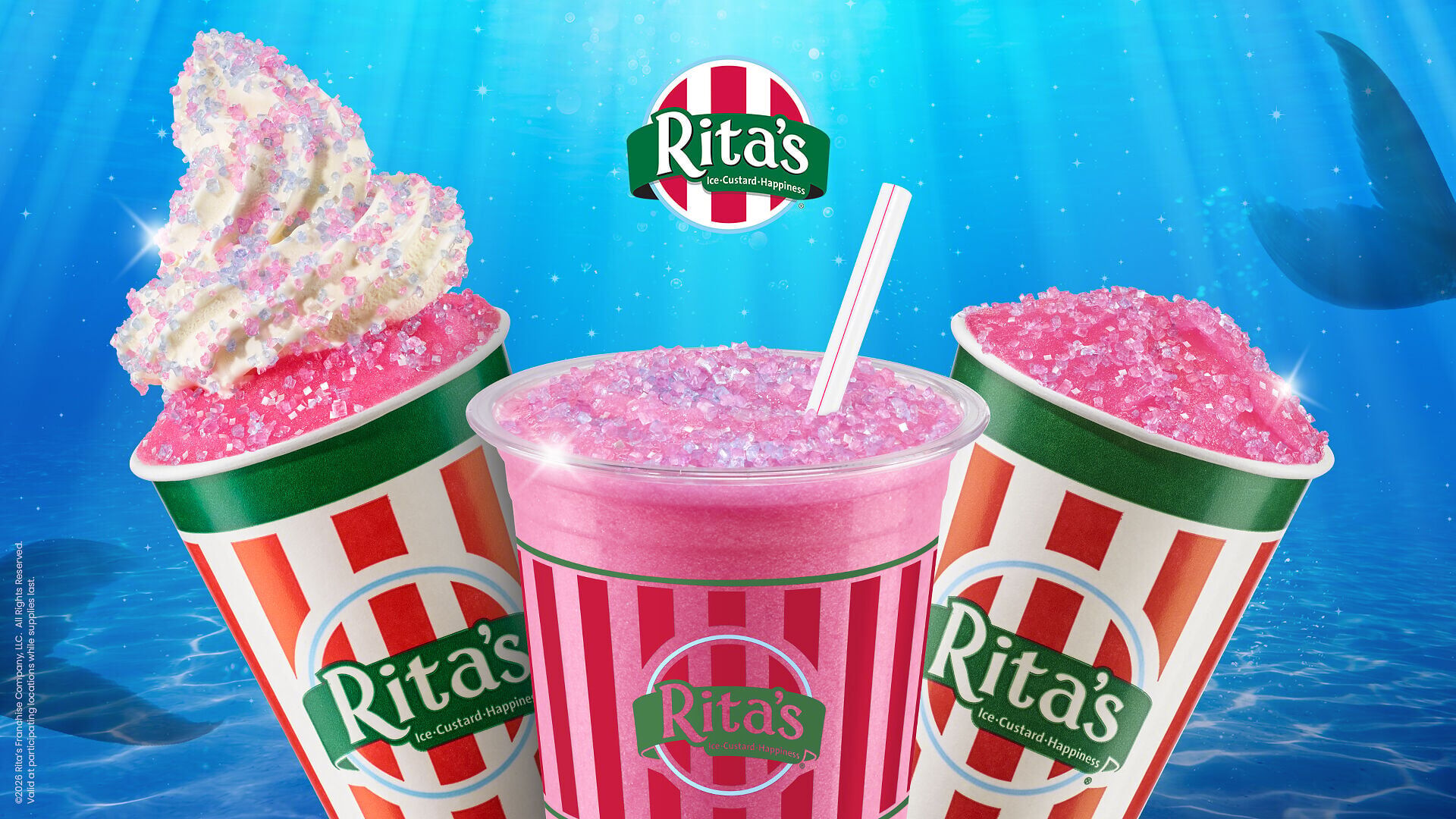 Rita's Italian Ice &amp; Frozen Custard Mermaid Ice
