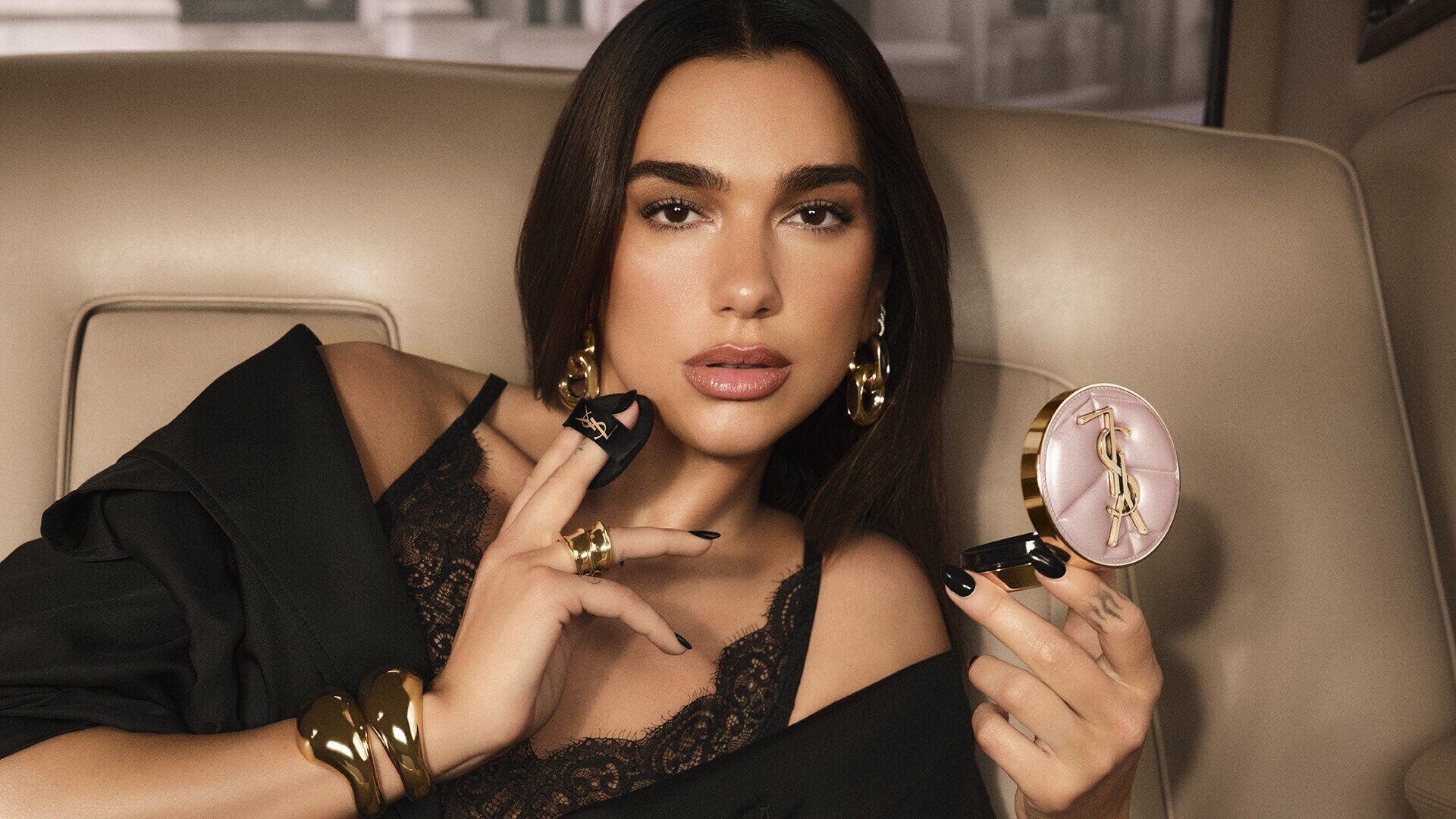 Dua Lipa YSL Skin Affair Soft Glow Cushion Foundation