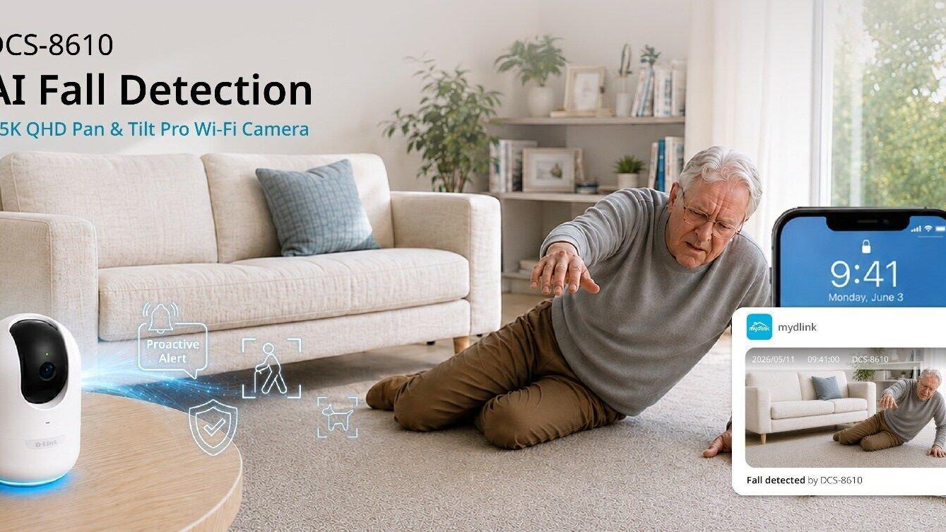 D-Link DCS-8610 Uses AI to Detect Falls and Alert Families in Real Time