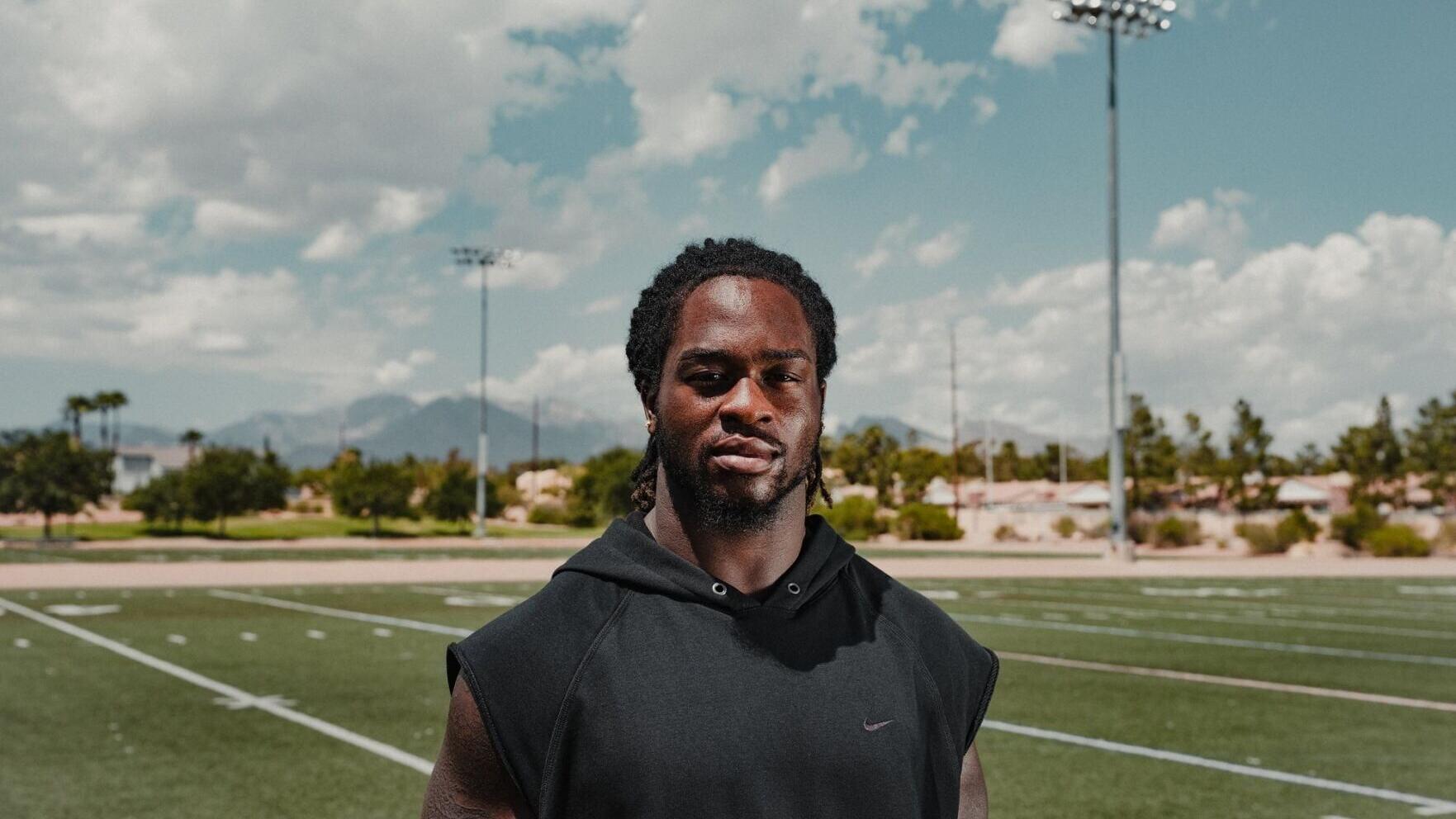 Ashton Jeanty. Photo by Ben Miller, Chief Creative Officer, Nukleus.