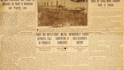 100 years ago, Titanic disaster ruled Billings news