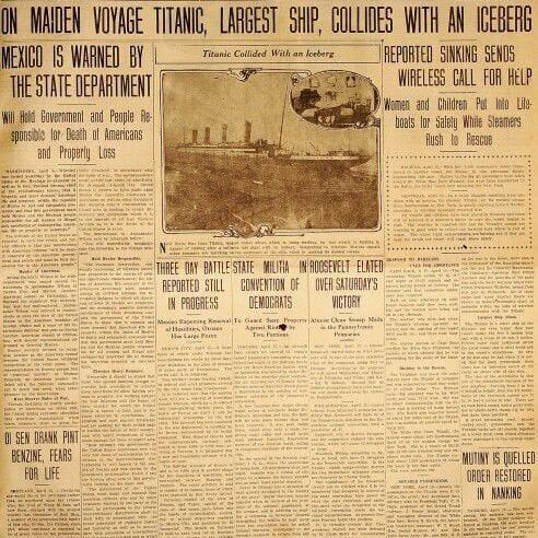 100 years ago, Titanic disaster ruled Billings news