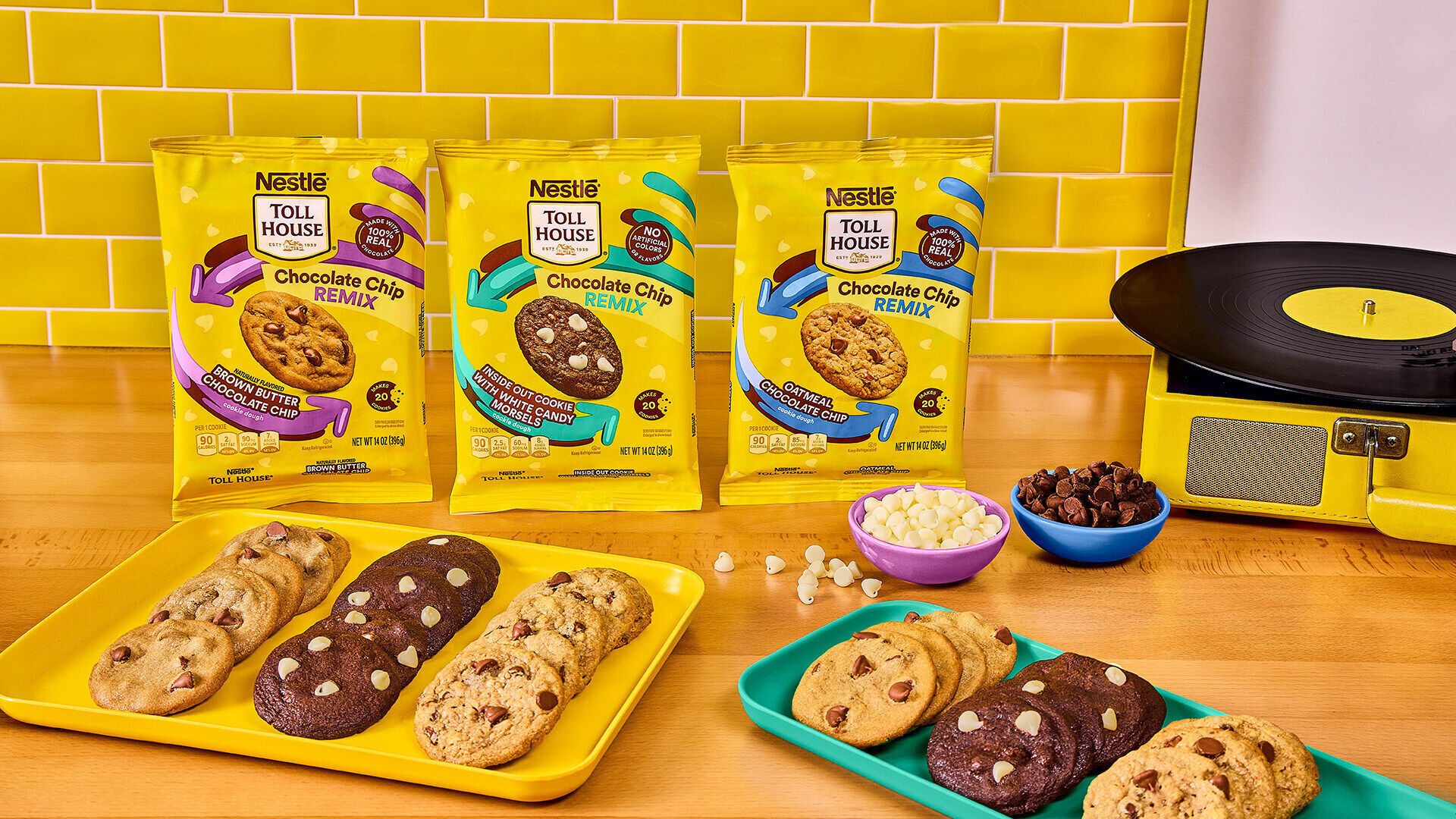 NESTLÉ® TOLL HOUSE® reimagines the iconic chocolate chip cookie with new Chocolate Chip Remix Cookie Doughs.