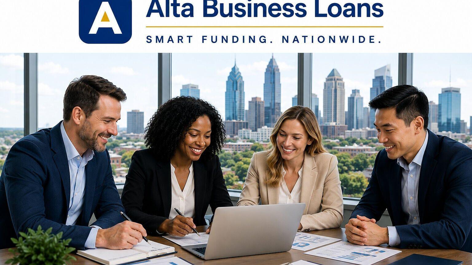 Alta Business Loans provides small business owners nationwide with a secure online platform to explore commercial financing solutions through one simple application, supported by bilingual service in English and Spanish.