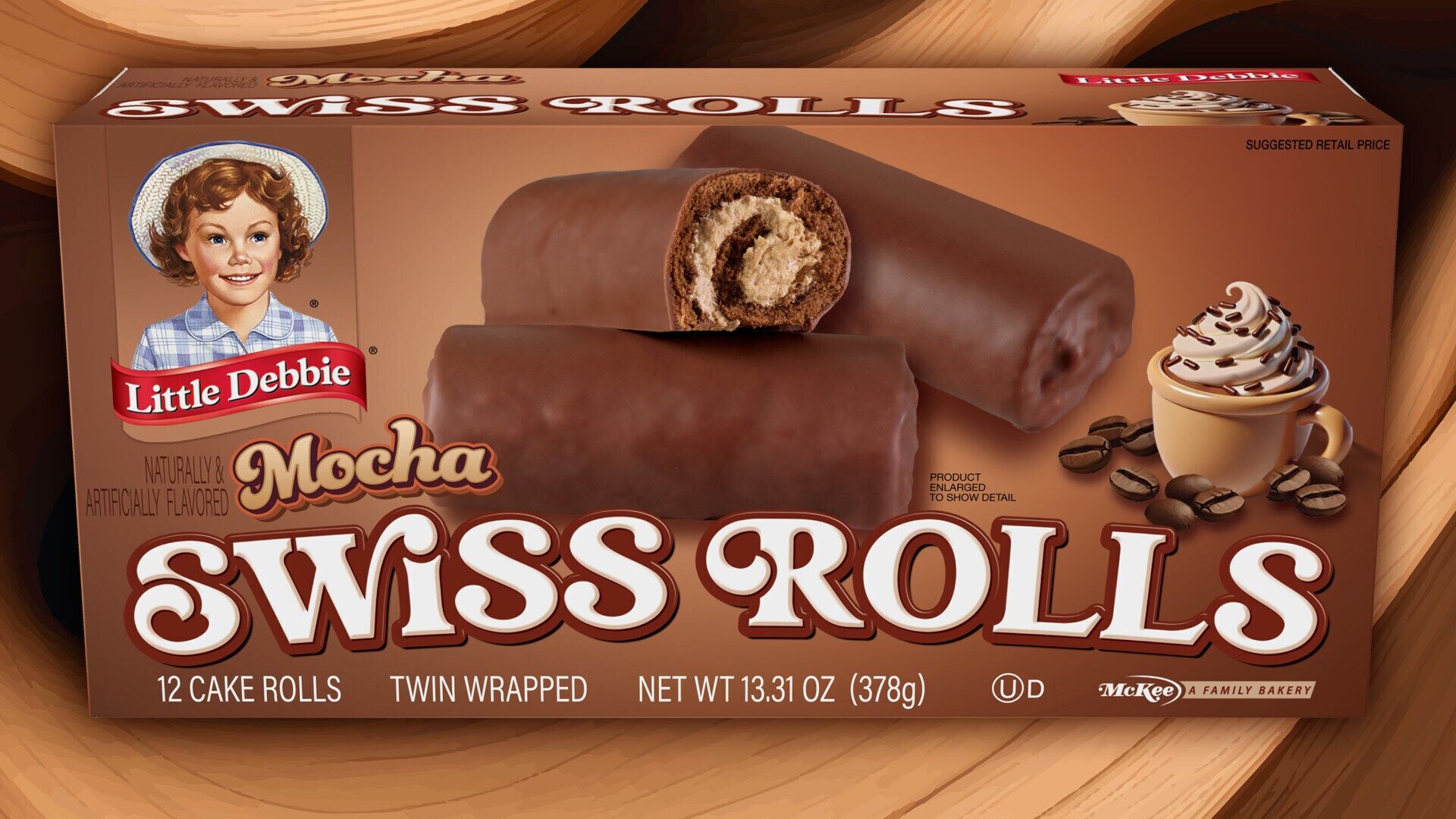 Little Debbie Mocha Swiss Rolls