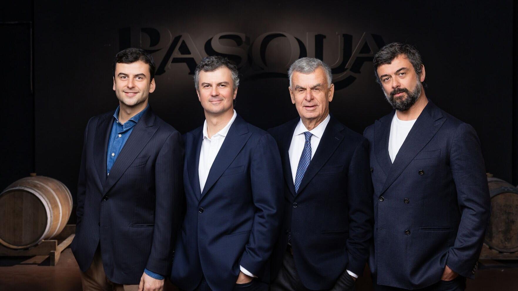 From left: Andrea, Alessandro, Umberto e Riccardo Pasqua — @pasquawines