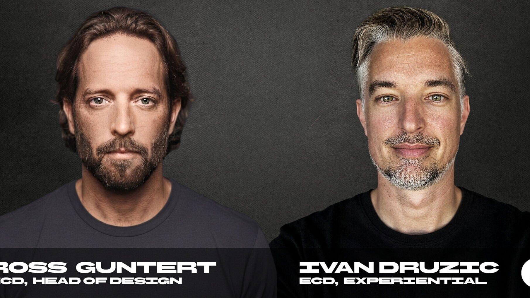 Ross Guntert and Ivan Druzic join ASTOUND as Executive Creative Directors