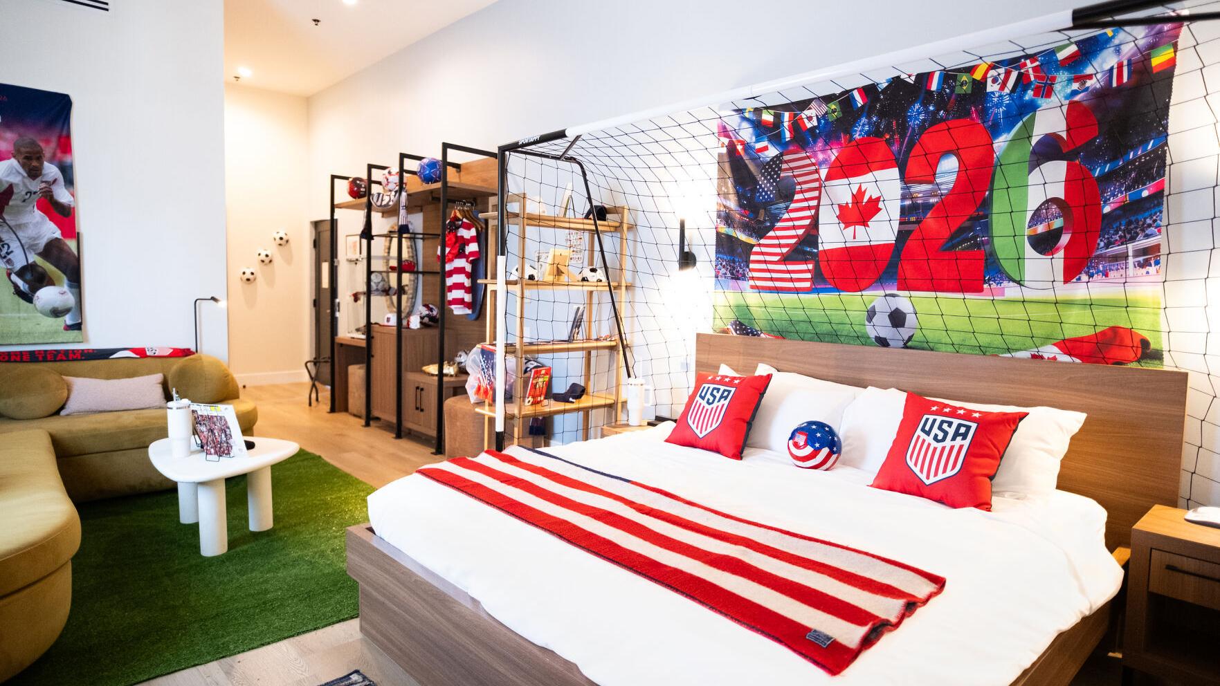 Soccer Legends Suite at The Anthem Los Angeles Stadium District