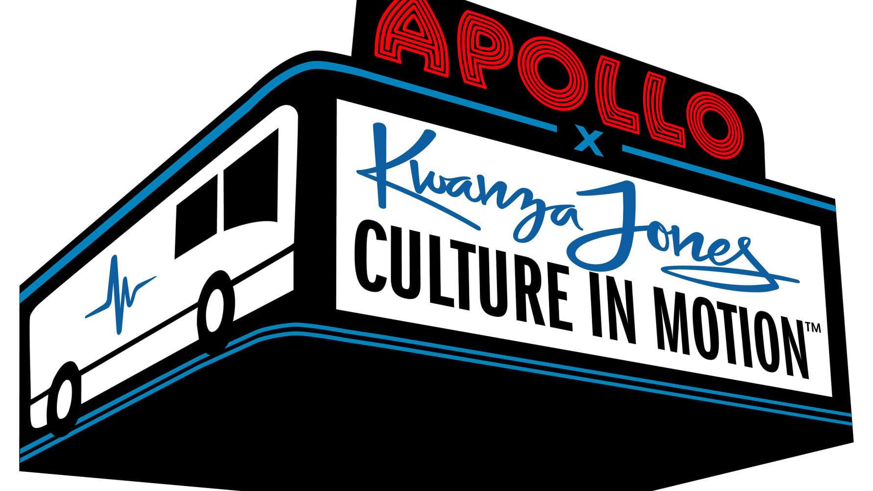 The Apollo x Kwanza Jones Presents: Culture In Motion Logo
