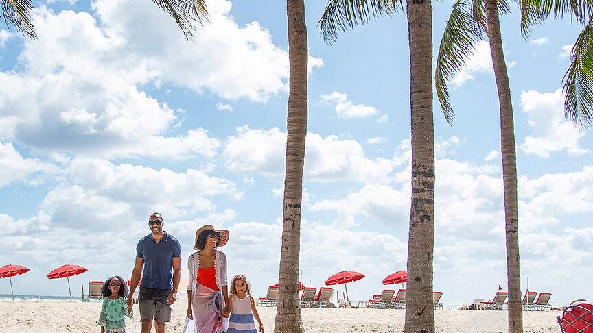 Acqualina Resort &amp; Residences on the Beach is the top destination in Miami for families.