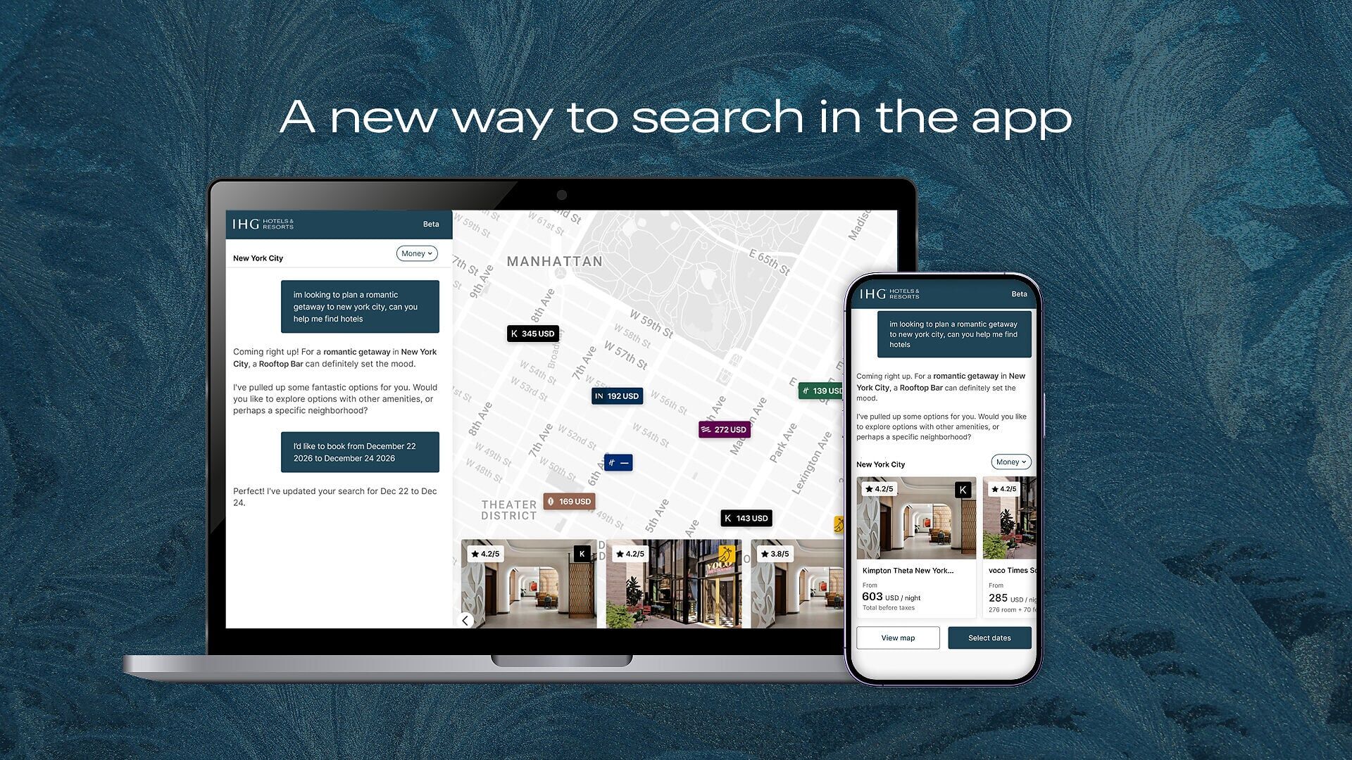 IHG is reimagining how guests search across digital channels.