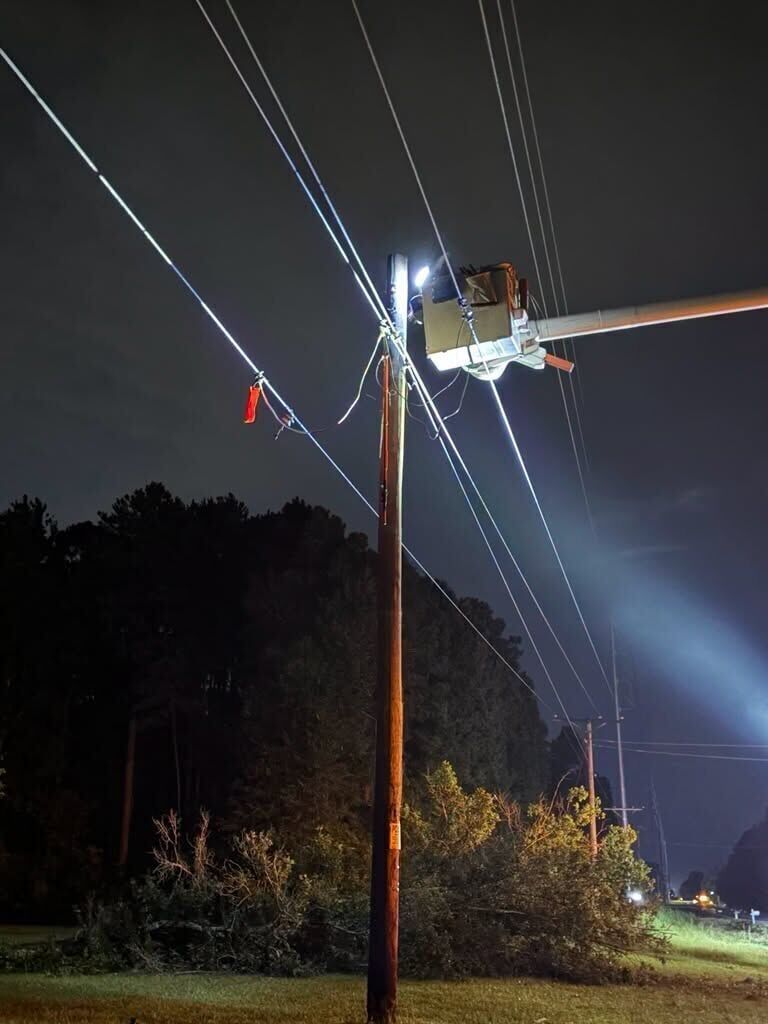 SWEPCO working in the dark