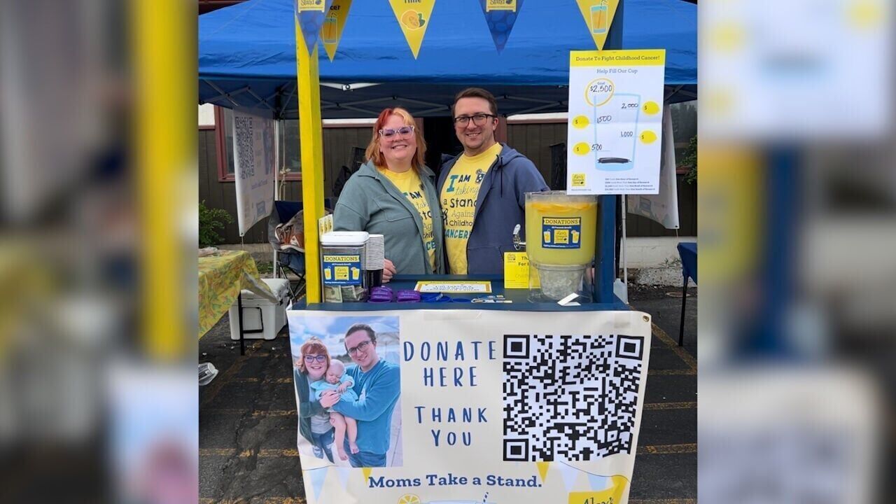 Butte family raises money for childhood cancer research through lemonade stand in honor of daughter