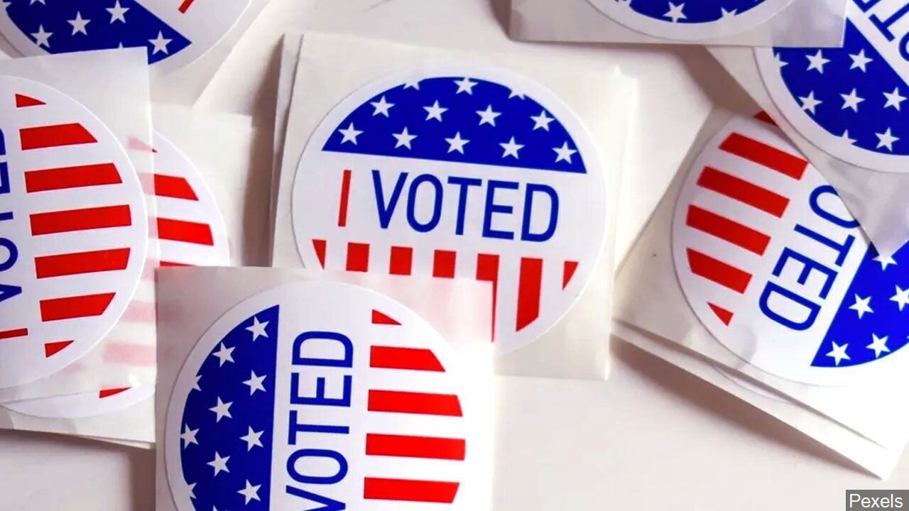 'I voted' stickers