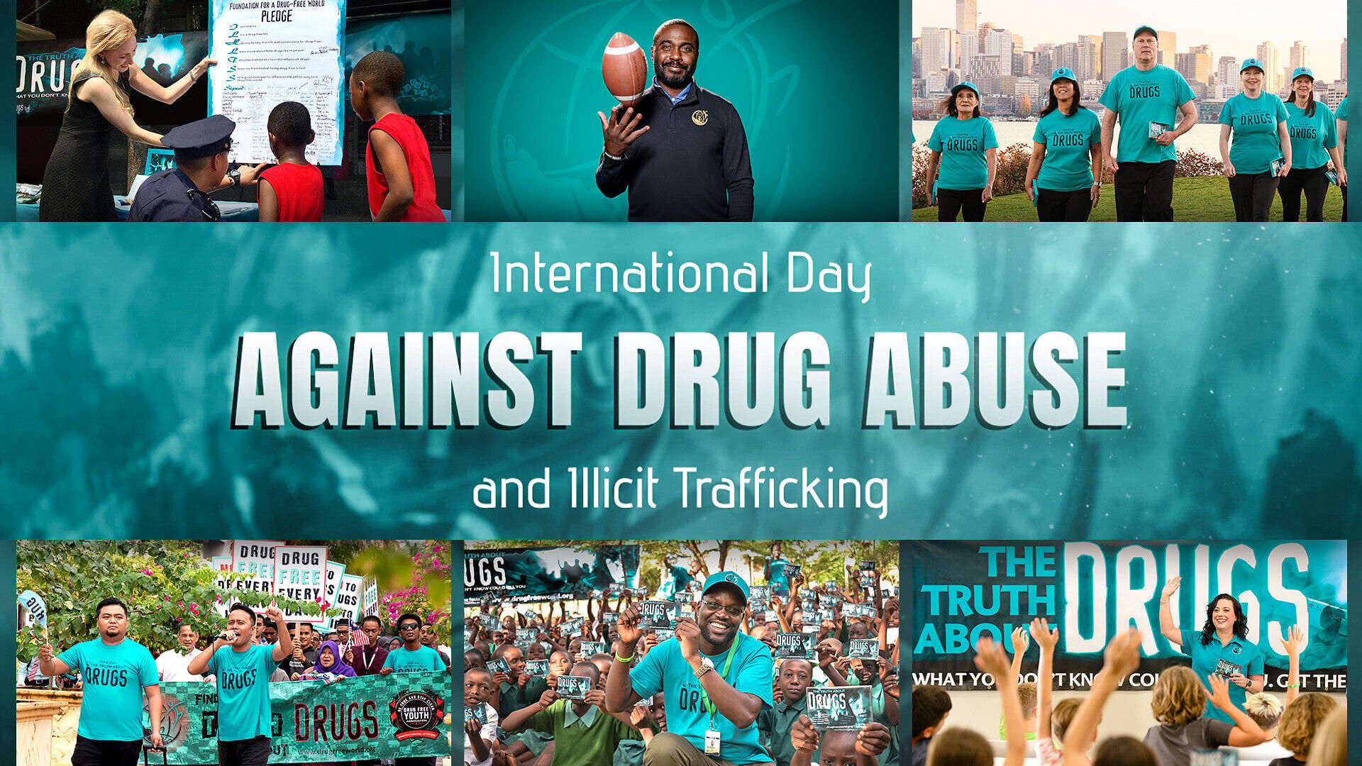 Scientology Network marks the UN’s International Day Against Drug Abuse and Illicit Trafficking with a special marathon spotlighting the Foundation for a Drug-Free World and its global drug prevention education campaign. Featuring volunteers and communi...
