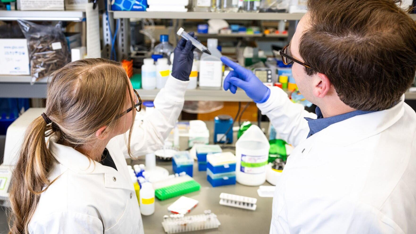 Biota scientists evaluate magnetic nanoparticle formulations designed to streamline PFAS sample preparation for laboratory analysis.