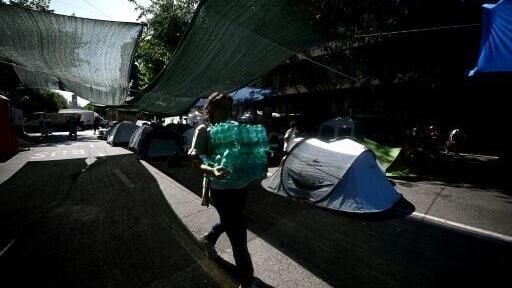 The eviction has thrown a spotlight on the Italian capital's housing crisis