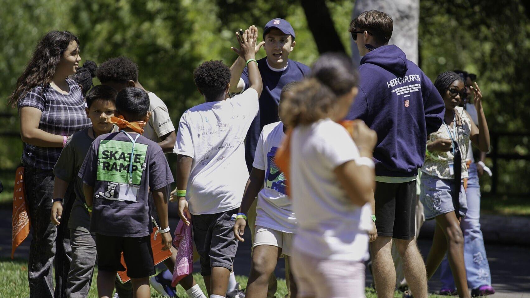 Alexa PenaVega and Daryl Sabara Team Up To Bring Joy to Kids at Salvation Army Summer Camp