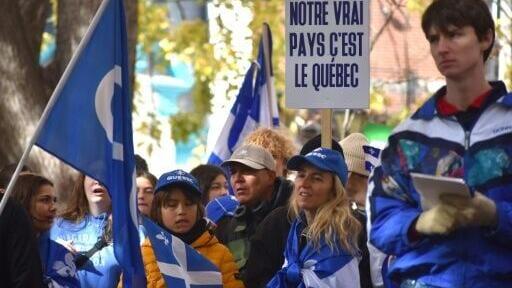 Quebec's separatist party is favored to win October elections, but polls say support for independence remains well below 50 percent