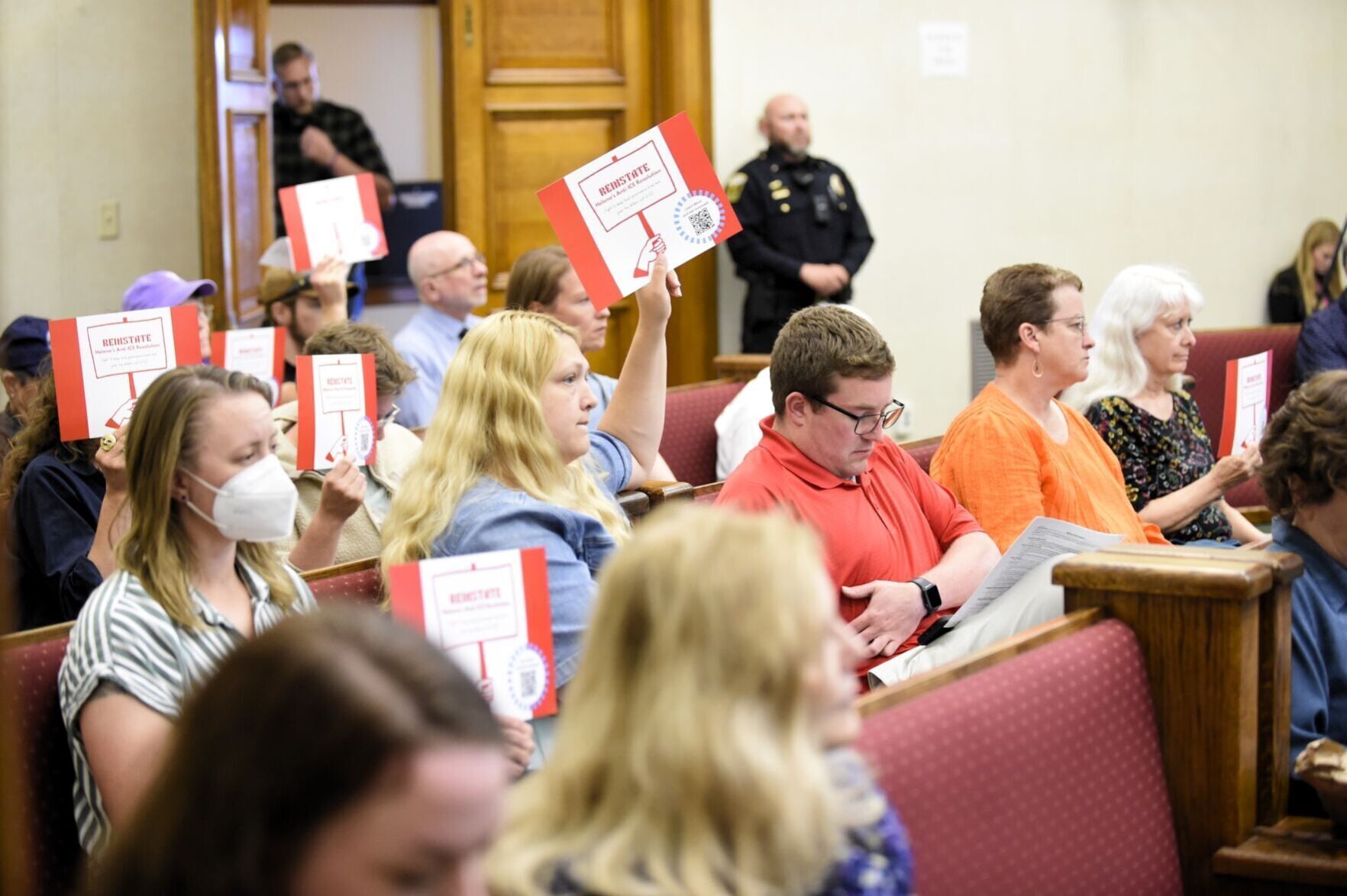 Pro-immigration resolution protest