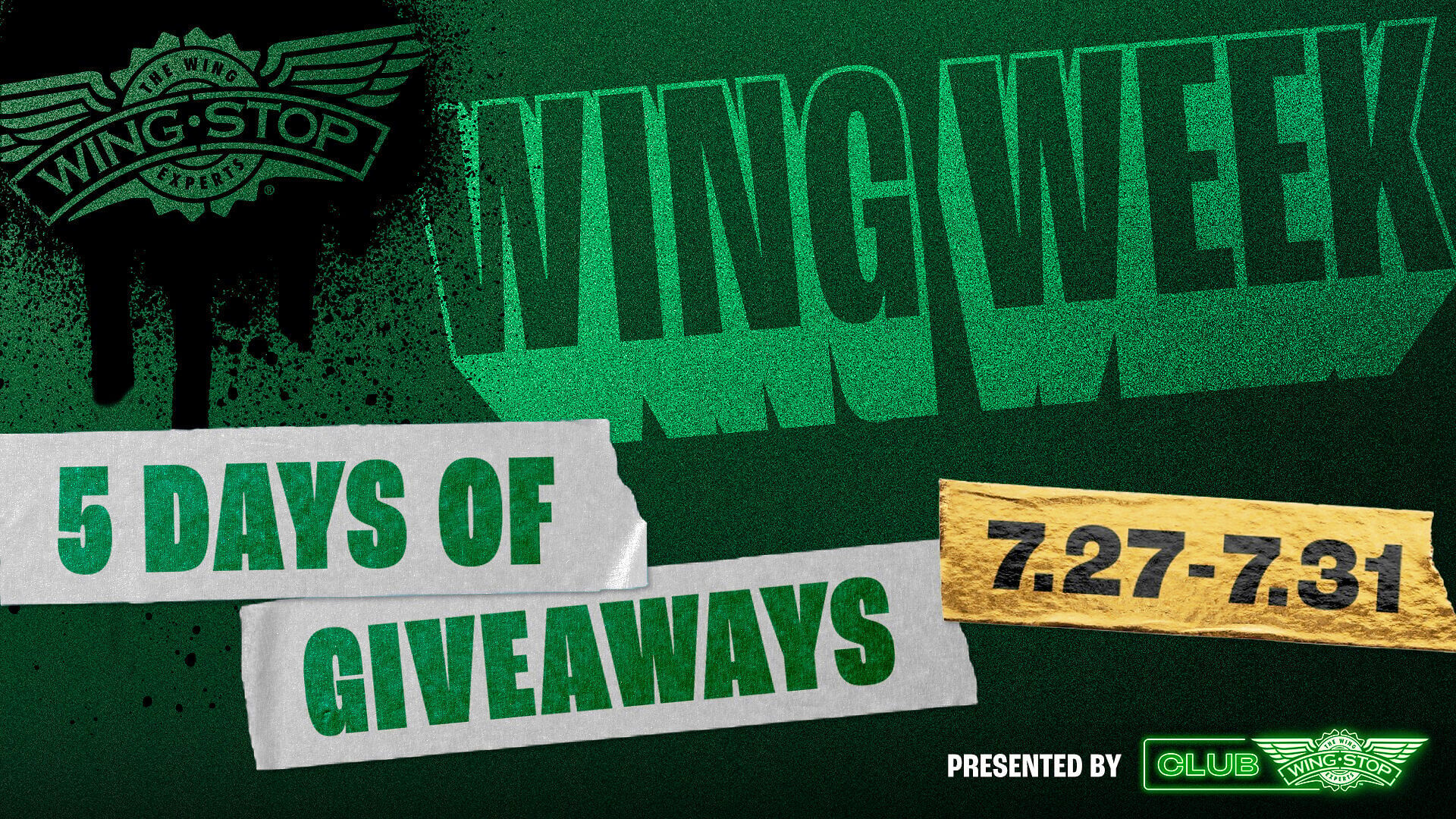 Wingstop is expanding Wing Day into Wing Week, a five-day celebration of rewards and experiences.