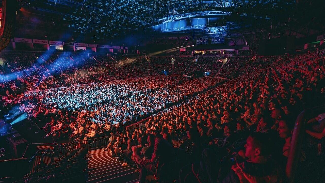 The crowd at The O2 Belfast arena