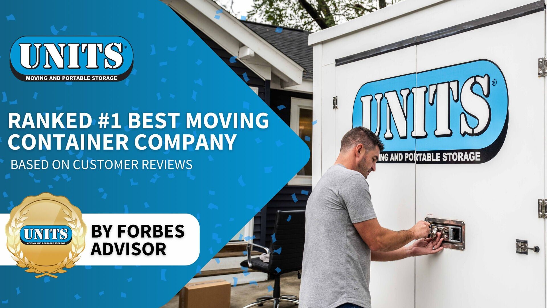 UNITS® Moving and Portable Storage, a leading national moving and portable storage franchise system, is proud to announce that it has been recognized by Forbes Advisor as the Best Moving Container Company for Customer Reviews. As part of its expert revi...
