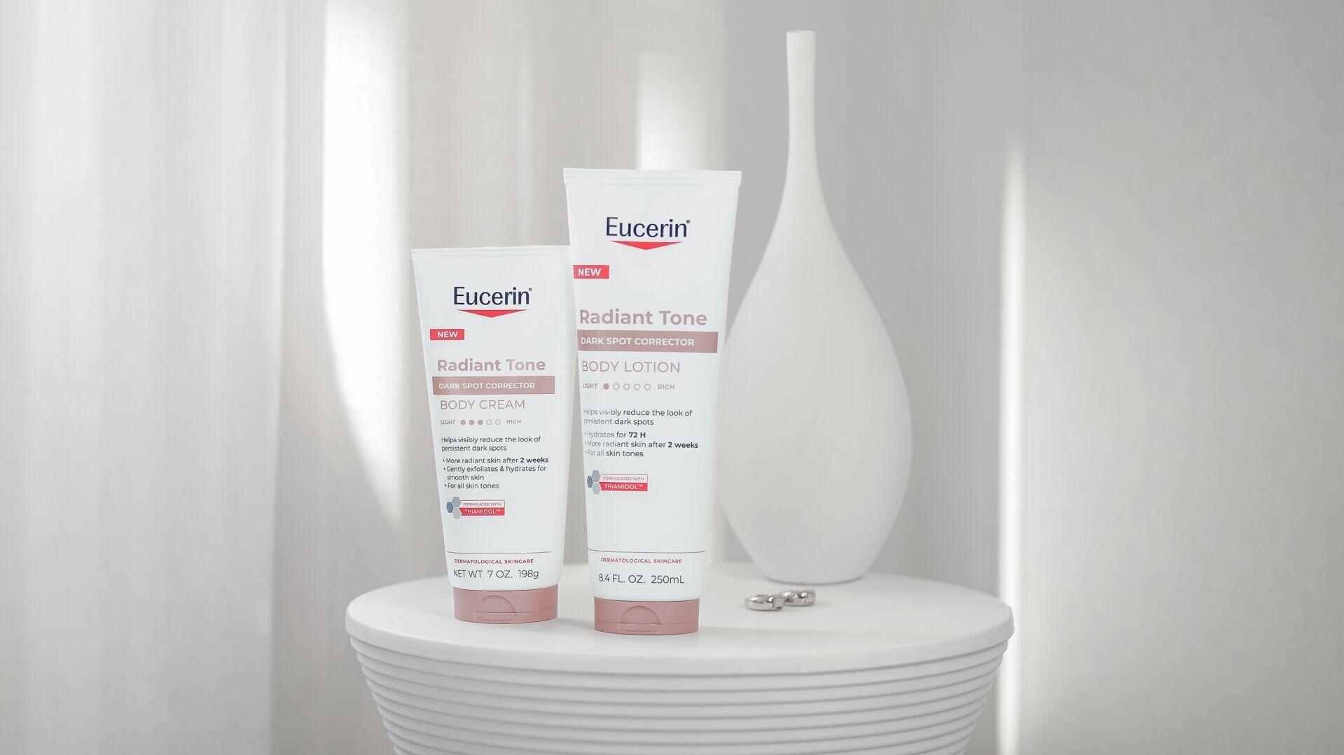 Eucerin’s new Radiant Tone Body Cream and Lotion.