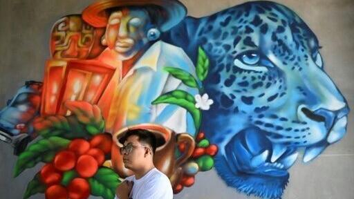 Salvadoran artist Isaac Sosa says muralists like him have 'won back the walls from the gangs' that used to terrorize neighborhoods