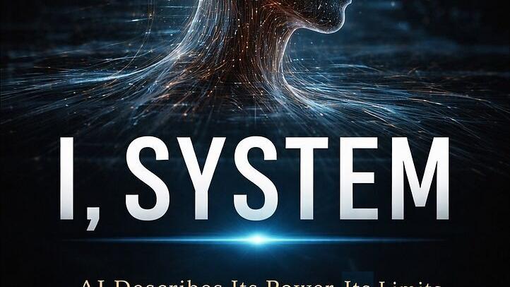 Cover of I, System: AI Describes Its Power, Its Limits, and the Civilization That Built It by Sebastian Saviano (Statera Press, Sept. 1, 2026).