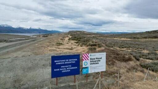 The Integrated Naval Base in Ushuaia is currently little more than a 2,500-square-meter concrete slab on a 38-hectare site with no public access