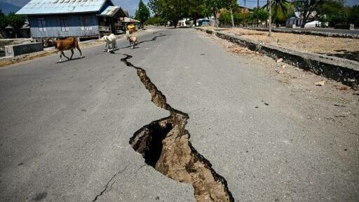 The village of Marapokot suffered extensive damage