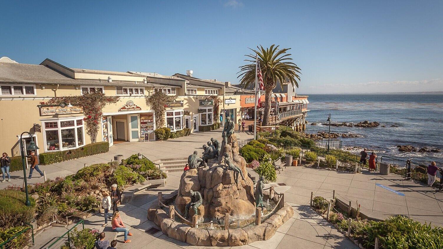 Steinbeck Plaza is located on Cannery Row.